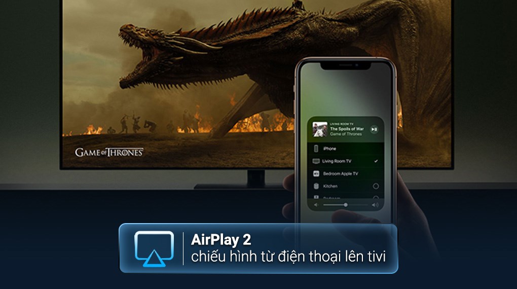 Smart tivi QLED Samsung 4K 43 Inch 43Q60DA