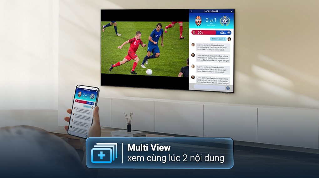 Smart tivi QLED Samsung 4K 43 Inch 43Q60DA