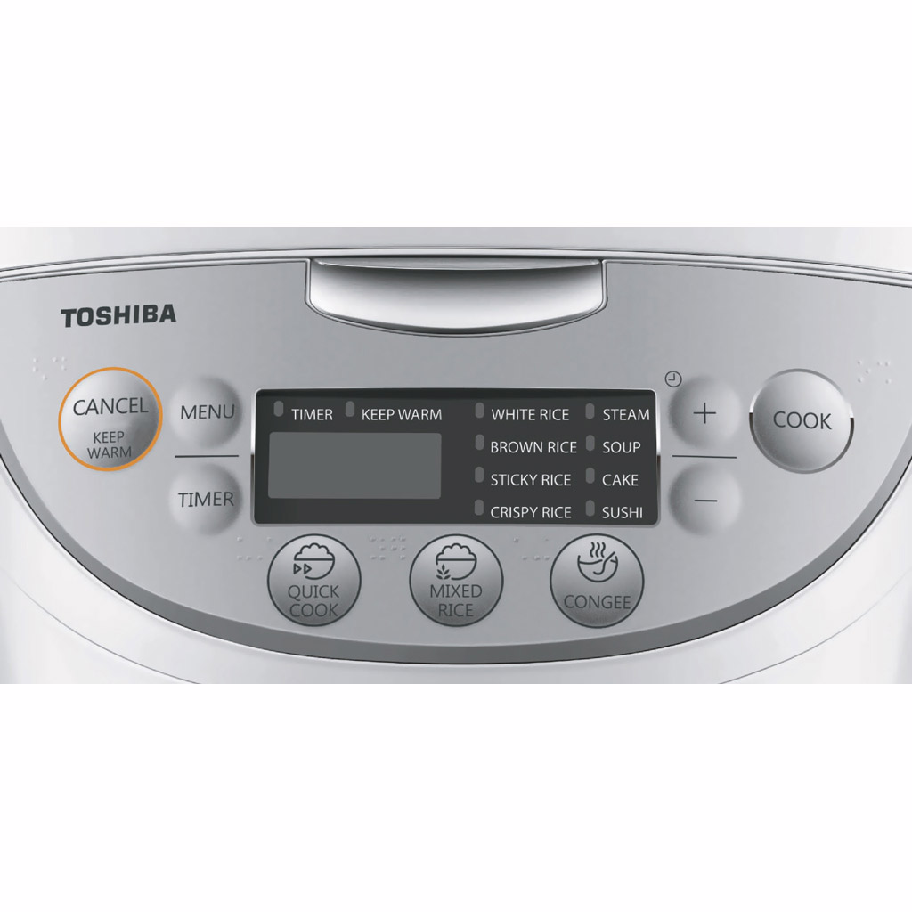 Nồi cơm điện tử Toshiba 1.8 lít RC-18DH2PV(W)