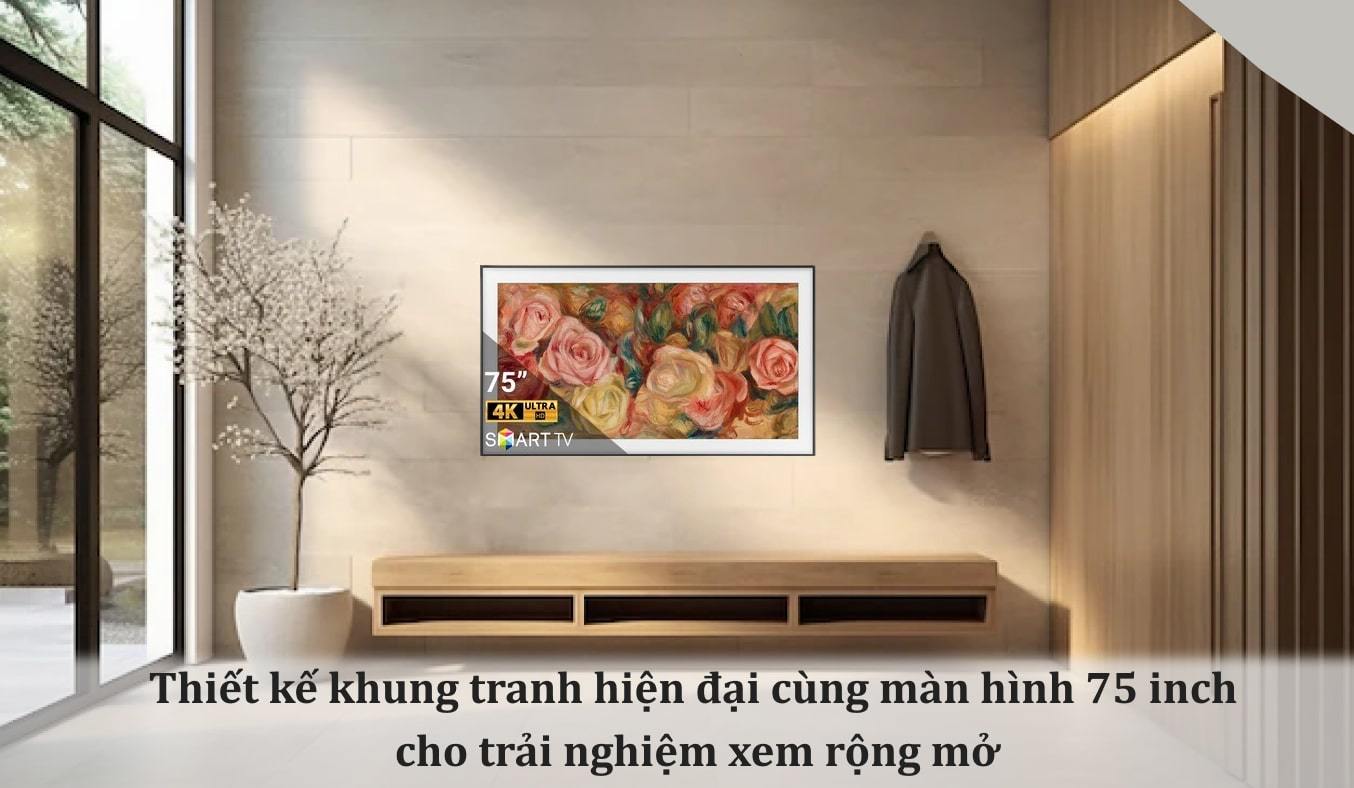 Tivi Khung Tranh The Frame Samsung 4K 75 Inch 75LS03DA