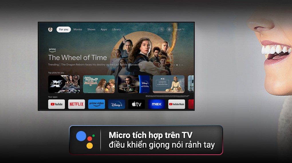 Google tivi Sony 4K 43 inch K-43S30