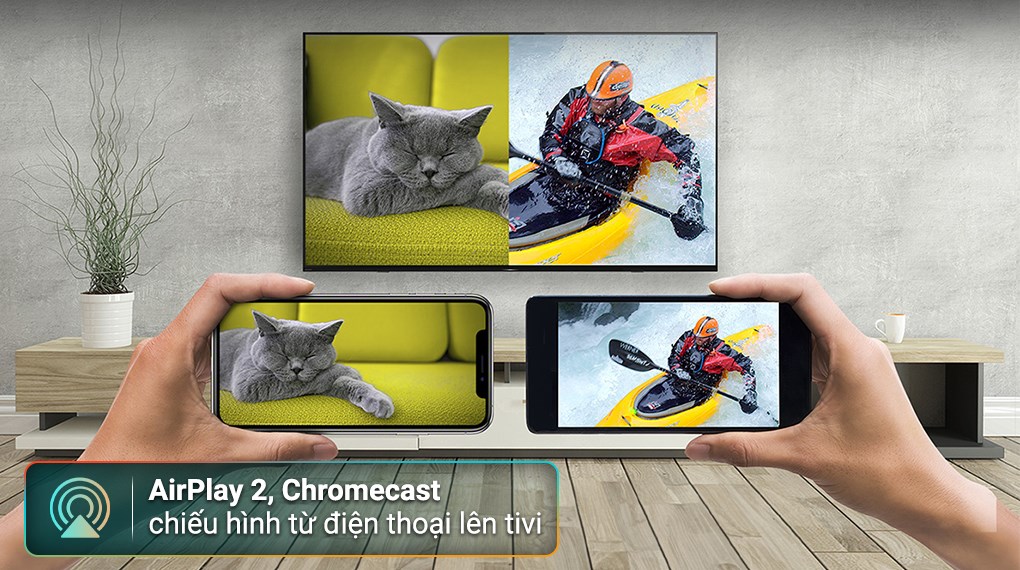 Google tivi Mini LED Sony 4K 65 inch K-65XR70