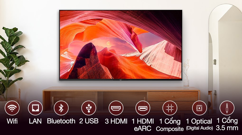 Google tivi Sony 4K 43 inch KD-43X80L