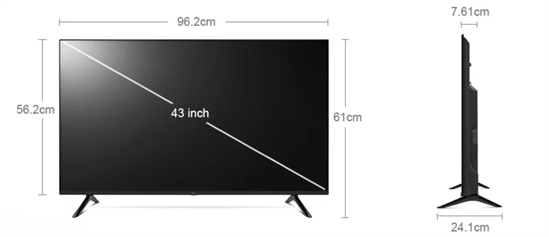 Smar tivi LG 4K 43 Inch 43UQ7050PSA