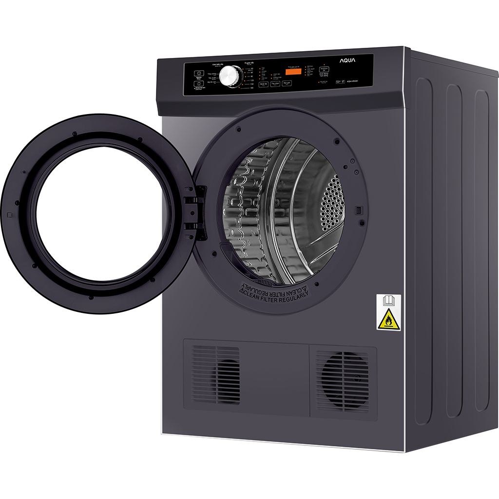 Máy sấy thông hơi quần áo Aqua 8 kg AQH-V800H.SS