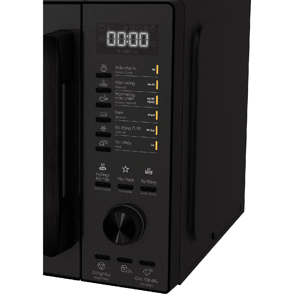 Lò vi sóng để bàn tích hợp nướng đối lưu 25L EMG25D22BM