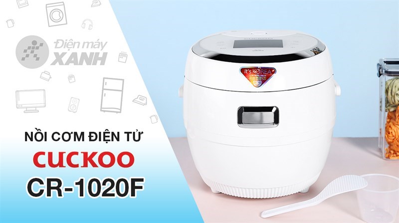 Nồi cơm điện Cuckoo 1.8 lít CR-1020F/WHWHVN