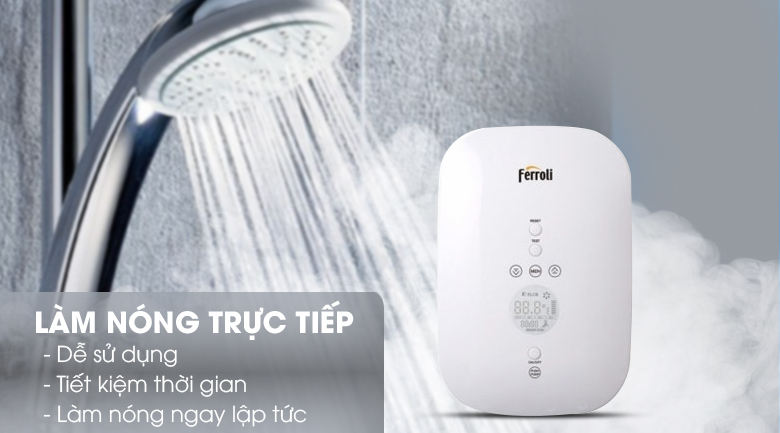 Máy nước nóng trực tiếp Ferroli Divo SDN