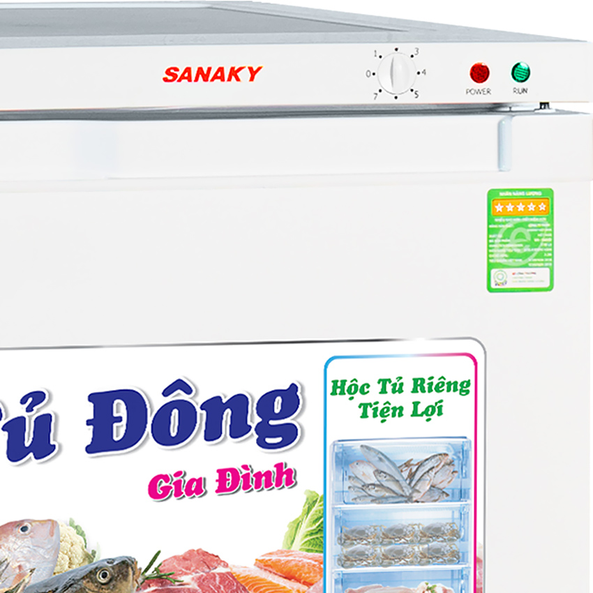 Tủ đông đứng Sanaky VH-180VD