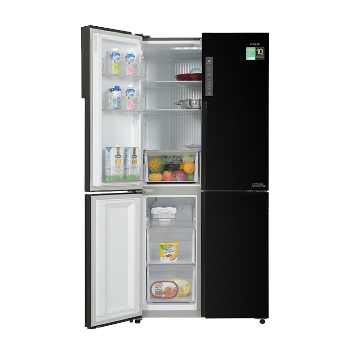 Tủ lạnh Aqua Inverter 456 lít Multi Door AQR-M525XA(FB)