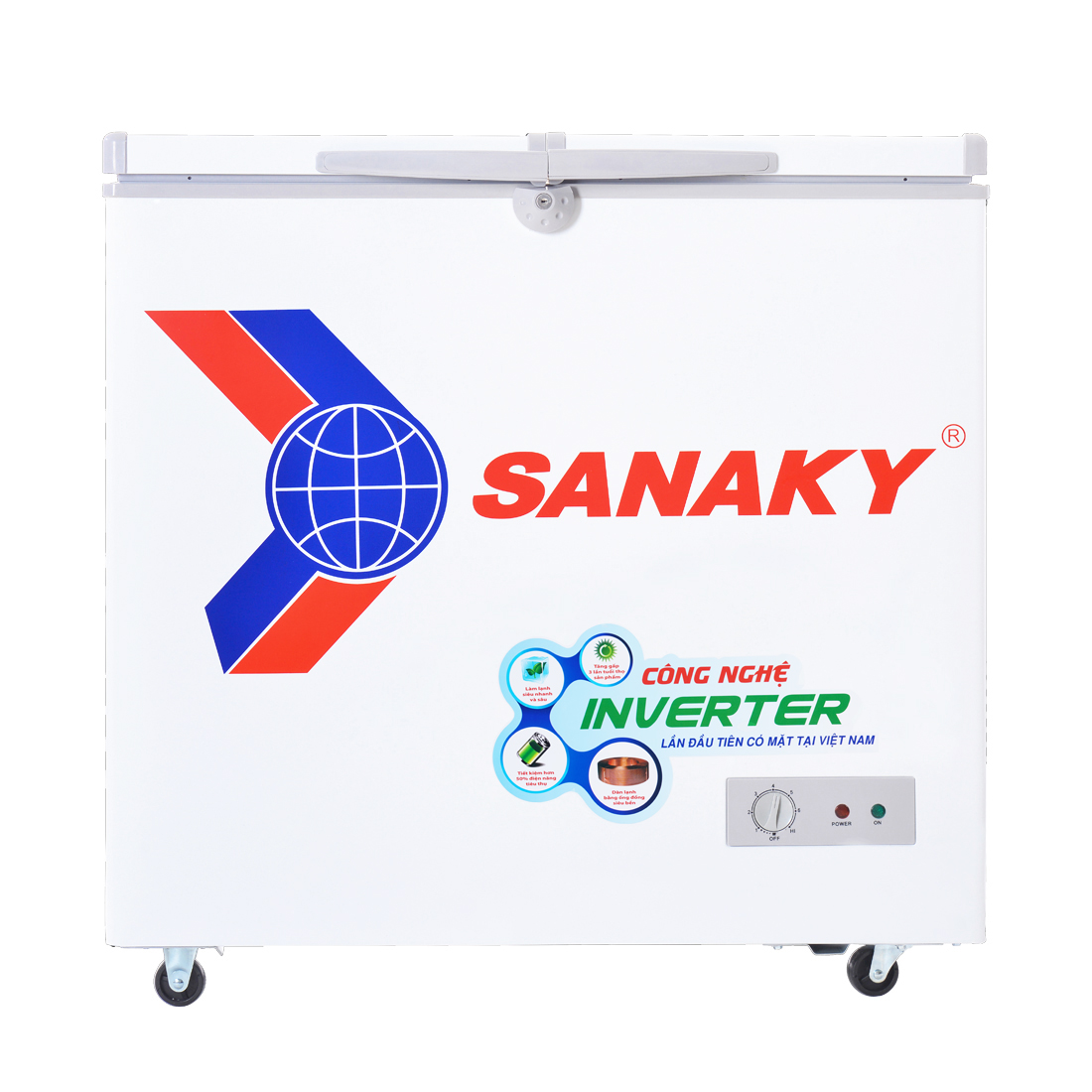 Tủ đông Sanaky Inverter 260 lít VH-3699W4K