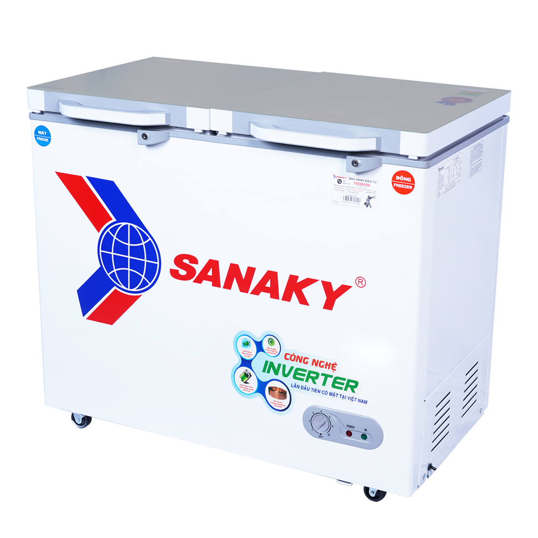 Tủ đông Sanaky Inverter 260 lít VH-3699W4K