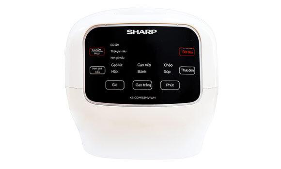 Nồi cơm điện tử Sharp 1.8 lít KS-COM183MV-WH
