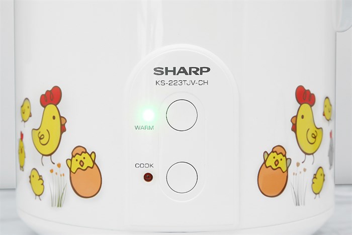 Nồi cơm điện tử Sharp 1.1 lít KS-COM110DV-WH