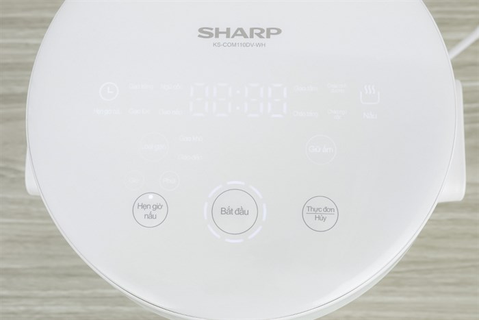 Nồi cơm điện tử Sharp 1.1 lít KS-COM110DV-WH
