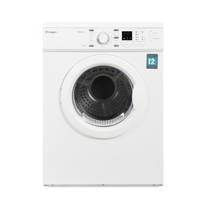 Máy sấy thông hơi Casper 7.2 Kg TD-72VWD
