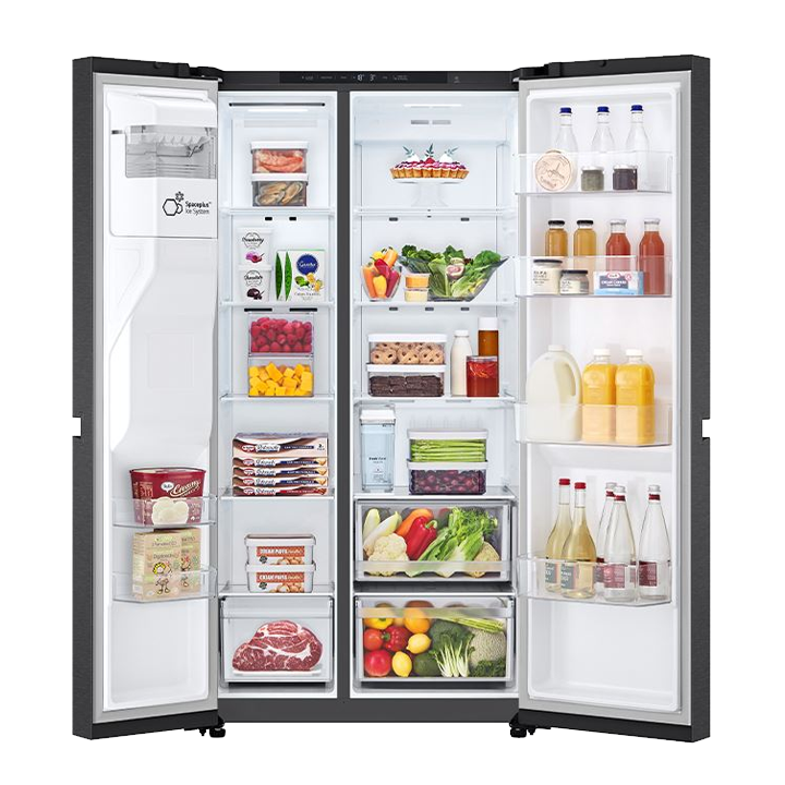 Tủ lạnh LG Inverter 641 lít Side By Side LSI63BLMA