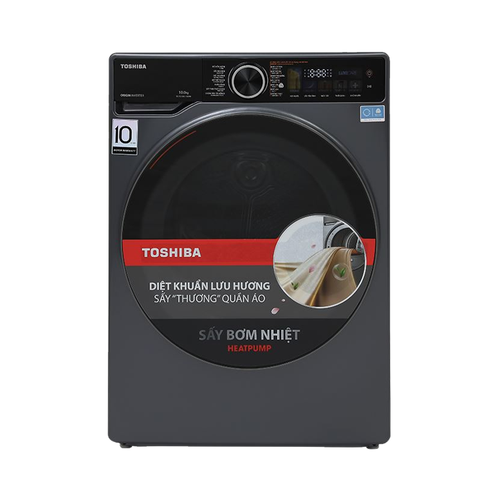 Máy sấy bơm nhiệt Toshiba 10 kg TD-T25BS110HWV(MG)