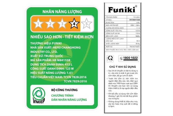 Tủ lạnh Funiki Multi Door 415 lít HR M8415SB