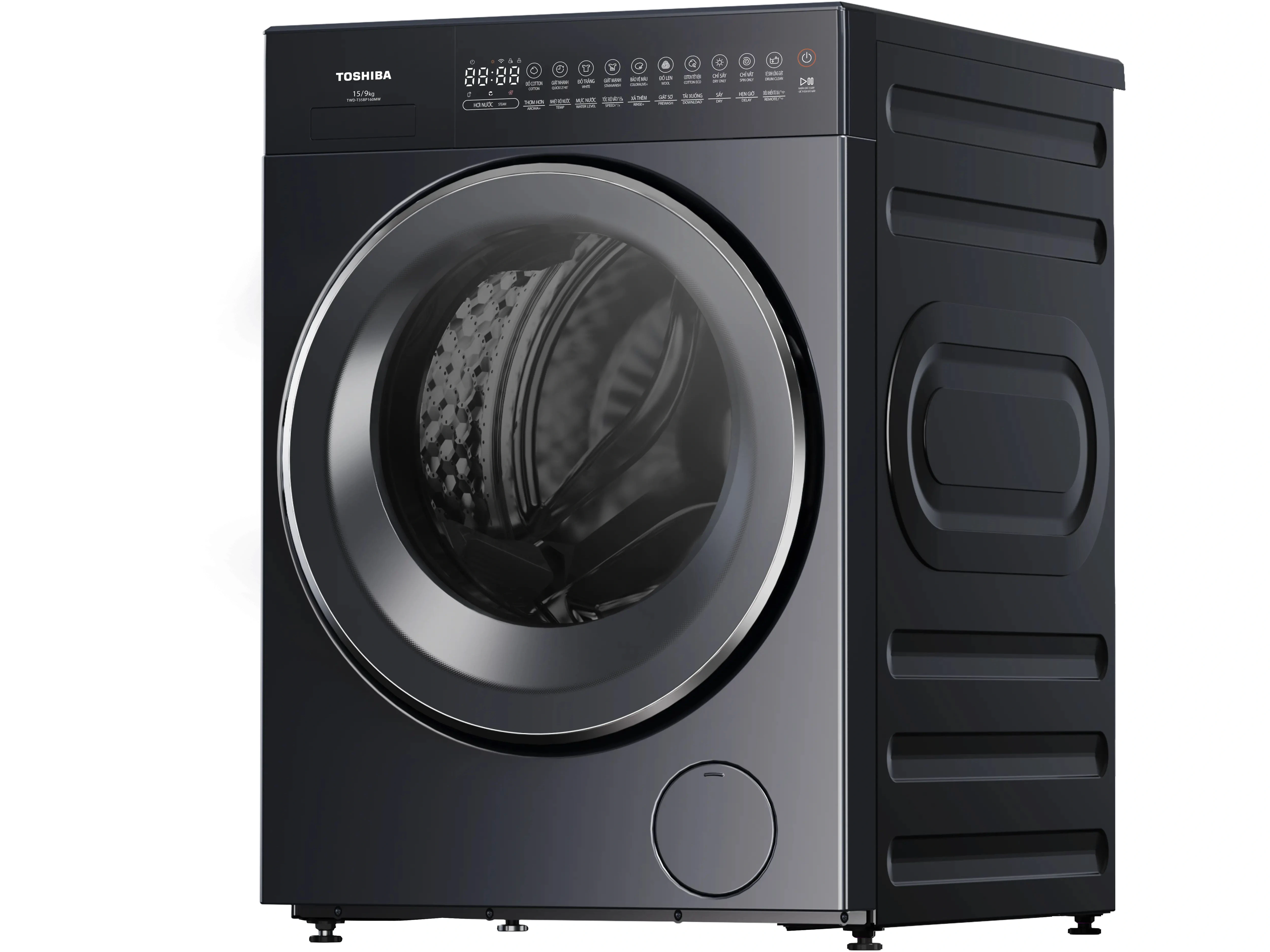 Máy giặt sấy Toshiba giặt 15kg - sấy 9kg TWD-T35BP160MWV(MG)