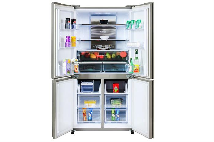 Tủ lạnh Sharp Inverter 572 lít Multi Door SJ-FXP650VG-SL
