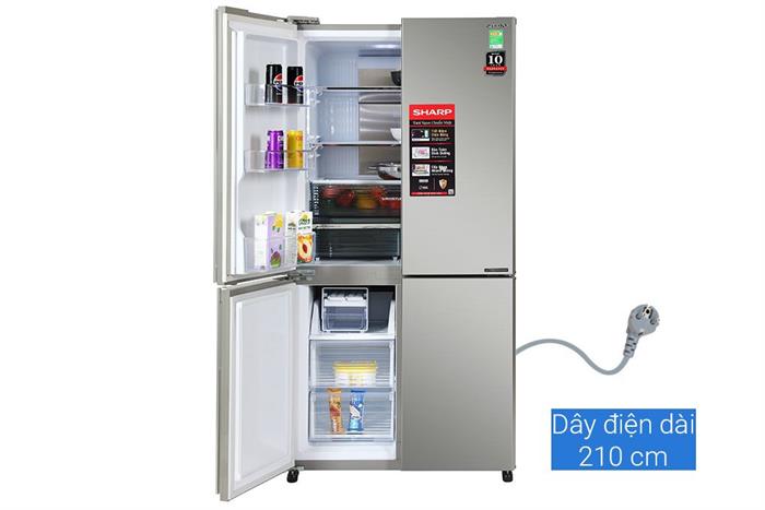 Tủ lạnh Sharp Inverter 572 lít Multi Door SJ-FXP650VG-SL