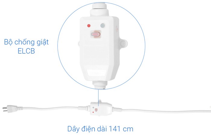 Máy nước nóng trực tiếp Aqua AEI45M-B1W(VN)