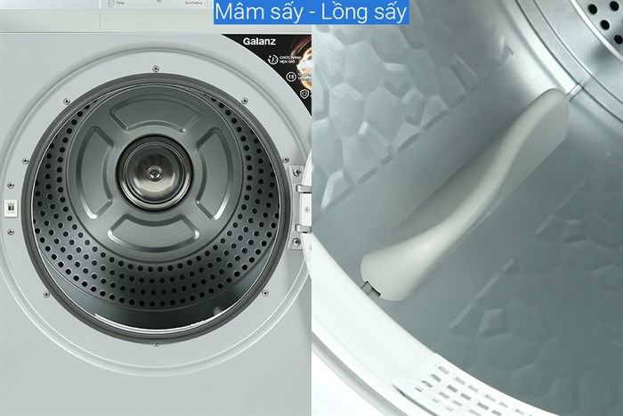 Máy sấy thông hơi Galanz 8 Kg DV-80T5C(S)