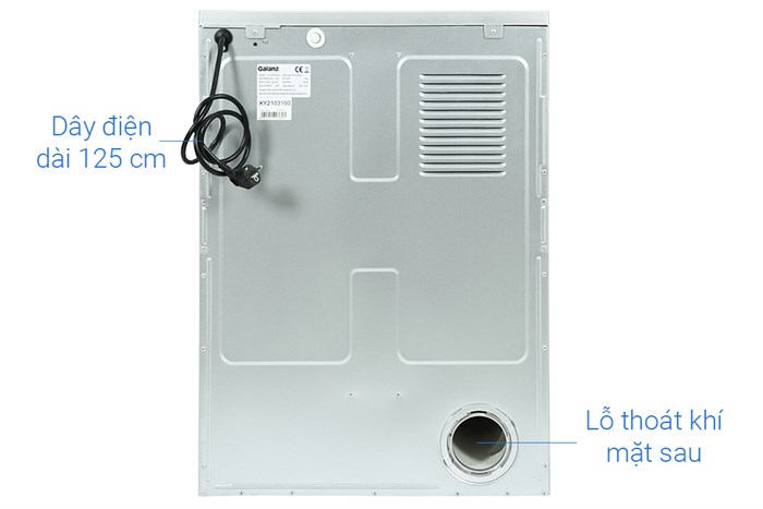Máy sấy thông hơi Galanz 8 Kg DV-80T5C(S)